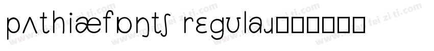 PUTHIAfont Regular字体转换